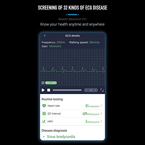 HalfSun Fitness Tracker, Activity Tracker Smart Bracelet with Heart Rate Monitor, Blood Pressure