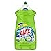 Ajax Ultra Dish Soap Lime Scent and Vinegar, Sparkling Clean Dishes, Mess-Free, Easy-Flip Cap, 52 fl oz Bottle