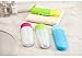 Zeltauto Toothbrush Toothpaste Holder Storage Box with Hanger ABS Plastic Candy Color 7.8 x 2.36 Inch (Green)