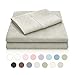 MALOUF Double Brushed Microfiber Super Soft Luxury Bed Sheet Set - Wrinkle Resistant - Twin Size - Sand