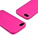 Eco-Fused Soft Silicone Rubber Cases for iPhone SE, 5 / 5S (Yellow, Pink, Hot Pink, Black, Orange, Red, Blue, Purple, Light Blue, Light Green) / 1 Microfiber Cleaning Cloth
