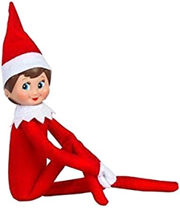 FAYSL:Elf on the Shelf Christmas Plush Dolls Boy/Girl (Random,1 PC)