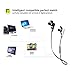 Ansion Bluetooth Wireless Sports 4.1 Lightweight HD Noise Cancelling In-Ear Headphones with Mic,  Black