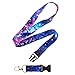 EASTERUP Lanyard for Keys Keychain Lanyard Premium Soft Silky Wide Strapped Beautifully Printed ID Teacher Lanyard with Spring Clip for Women/Men