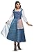 Disney Women's Belle Village Dress Deluxe Adult Costume  Multi  Medium by Disguise