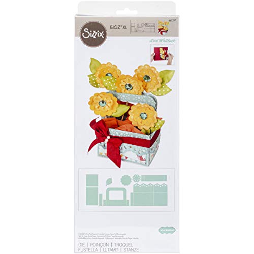 Sizzix 660297 Bigz Die, Card in a Box, A2 Flower Basket by Lori Whitlock