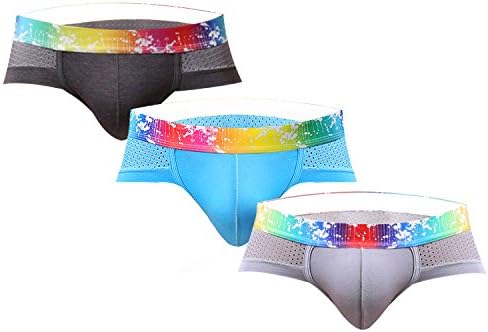 CENCISHOW Men's Underwear,Neartime Low Waist Shorts Mens Boxers Under pants Soft Briefs (S, Blue-M)