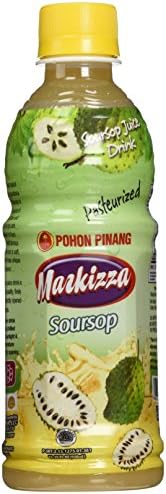 Markizza Soursop Graviola Guanabana Guyabano Juice with Pulps (100% All Natural) -11.15 Fl. Oz (24)