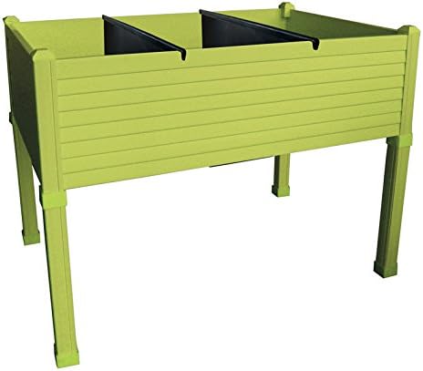 Huerto urbano GREENLAND 90x60x75 cm. Para terraza/jardín. Color ...