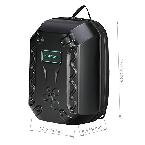 DJI-Phantom-4-Backpack-Airhornet-Hardshell-Protective-Waterproof-Carrying-Backpack-Case-Traveling-Backpack-for-DJI-Phantom-4StandardProfessionalAdvanced-Black