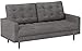 Amazon Brand – Rivet Cove Mid-Century Modern Tufted Apartment Sofa, 72