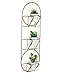 ST.LORIAN Gold Metal Wall Mounted Planter Decor,Hanging Planters Flower Vases Plants for Air Plant, Faux Plants(Three Pots, Gold)thumb 1