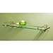 Gatco 1438 Glass Railing Shelf, Brass