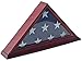 Solid Wood Flag Display Case Shadow Box Frame Flag Holder for 4'X6' Folded Flag, Not for a Burial Flag