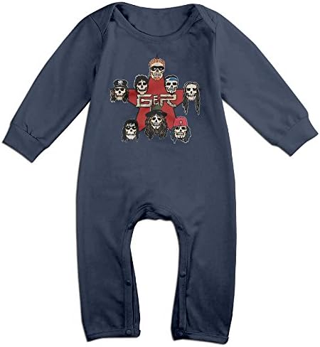 VanillaBubble Guns N Rose For 6-24 Months Toddler Cute Romper Navy Size 12 Months