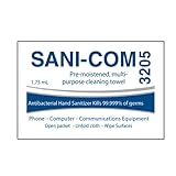 Sani-Com Cleaning Towelette, 200/box