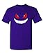 GENGAR HALLOWEEN FACE - costume funny Tee Shirt T-Shirt, S, Purple