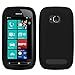 BC Soft Sleeve Silicone Gel Cover Skin Case for T-Mobile Nokia Lumia 710 -Black