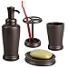 iDesign 93780 Kent Plastic Liquid Soap Pump and Lotion Dispenser for Kitchen, Bathroom, Sink, Vanity, 3.46