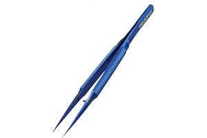 Precision Titanium Alloy Tweezers for Electronics Repair Non-magnetic Non-slip Jump Wire Microscope Tweezers for Micro Solder