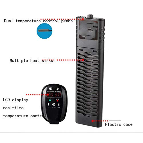 SISHUINIANHUA Fish Tank Thermostat Aquarium Heating Province Electric Frequency Conversion High-Power Explosion-Proof,800W - Thumbnail 3