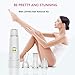 Facial Hair Remover Rechargeable For Women - LOVINA Professional Painless 4 In 1 Electric Hair Removal Nose Hair Trimmer Eyebrow Trimmer