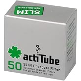 ActiTube Slim Activated Carbon Filter 7 mm Pack of 50