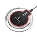 Wireless Charger, Qi-Certified Ultra-Slim, Compatible All Mobile Phones with Wireless Charging Reception (Black)