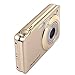 PowerLead PLDH17 2.7 Inch TFT 5X Optical Zoom 15MP 1280 X 720 HD Anti-shake Smile Capture Digital Video Camera(Gold)