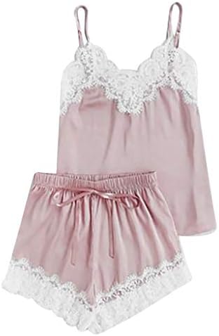 Clearance! Women's Pajama Set Sleepwear Camisole Ladies 2-Piece Pjs Short Cami Shorts Sets Nightwear