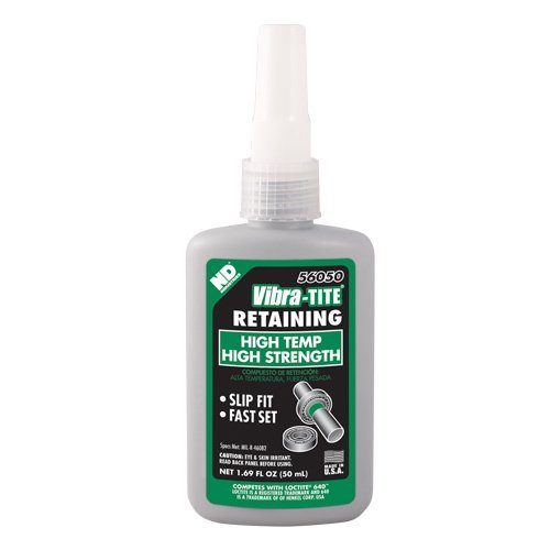 Vibra-TITE 560 High Temperature Retaining Compound, 50 ml Bottle, Green by Vibra-TITE