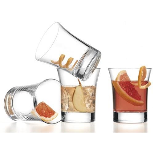 Luigi Bormioli Vivaldi 12 Ounce Double Old Fashioned Glasses, Set of 4