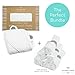 Hooded Baby Towel by Humble Bee Baby | Extra Soft, Hypoallergenic and Highly Absorbent Natural Bamboo Baby Towel (White) | Large 30 x 30 | Sized for Infants and Toddlers | Gray Bear Ears