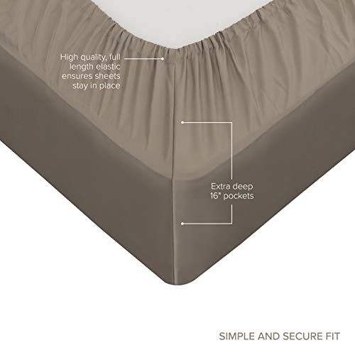 Olive + Crate Tencel Sheets Set, Moisture Wicking Sheets, Cooling