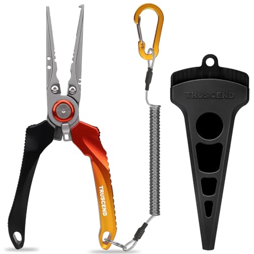 TRUSCEND Easy Use Lockable Fishing Pliers Tungsten