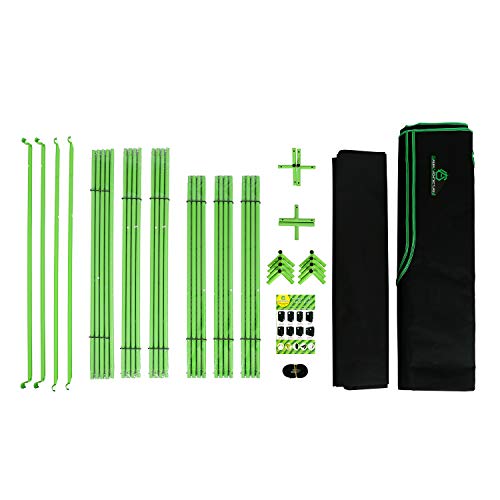 GA Grow Tent,94x48x80 Reflective Mylar Hydroponic Grow Tent with Observation Window and Waterproof Floor Tray for Indoor Plant Growing.4x8 (for 8 Plants) - Thumbnail 6