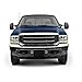AUTOSAVER88 Halo Projector Fog Lights H3 12V 55W Warm White Halogen Lamp Fit for Ford F250 1999-2004 F350 F450 F550 Super Duty 2001-2004 Excursion 2001-2004 (Clear Lens w/Bulbs)