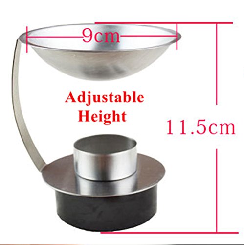 MDLG Adjustable Fire Height Wax Warmer Melting Spoon Kit Wax Sticks Beads Melting Furnace Tool Stove Pot For Wax Seal Stamp Wedding Invitations Lightening Candle Kit