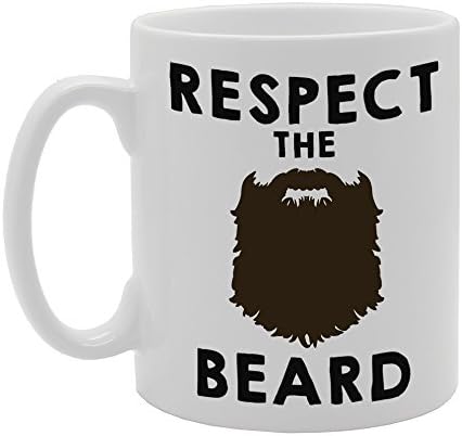 RESPECT THE BEARD Novelty Gift Ceramic Tea Coffee Mug