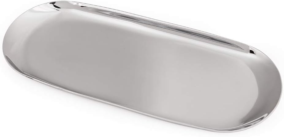 Amazon Co Jp アンティーク トレー ペンケース スタンド 会計トレー ステンレストレー コイントレイ キャッシュ トレイ 化粧トレー 小型食物トレー ペントレー 楕円形 小物トレー 小物置き 錆びない おしゃれ シルバー 文房具 オフィス用品