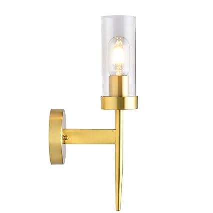 Ferwvew Modern Glass Wall Mounted Wall Sconce Lighting Fixture