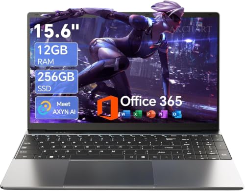 AKCHART 15.6 inch laptop 12GB RAM 256GB SSD