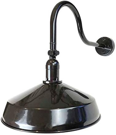 Pro Series Metal Vintage Style Gooseneck Barn Light Earth Bronze