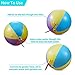 iYoYo 23.6 Inch Water Sprinkler Ball Inflatable Spray Ball Toy Beach Ball for Kids Outdoor Summer Ball Toy for Swimming Party Beach Pool Play, Colorful