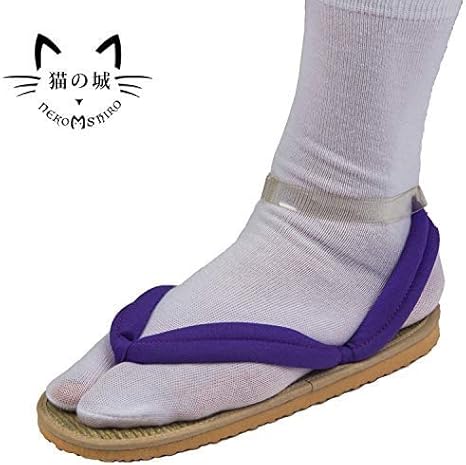 Amazon 鬼滅の刃 雪駄 スポンジ底 サンダル コスプレ靴 下駄 コスプレ アニメ ハロウィン 靴 23センチ 胡蝶 しのぶ コスプレ 仮装 通販