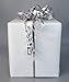 Holiday Ribbon for Craft Silver Curling Ribbon Metallic Ribbons Shiny & Sparkling Crafts Large 500 Yard Thin New Year Party Celebration Decoration