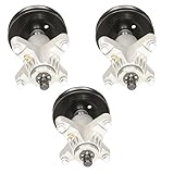 Max Motosports Spindle Assembly for MTD Cub Cadet 54" 618-0671 918-0671 918-0671B 918-04608A with Pulley (3)