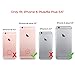 ULAK iPhone 6 Plus Case, Luxury Aluminum Chrome Coating Hybrid Hard Case Cover with PC Bumper for Apple iPhone 6s Plus / 6 Plus 5.5 Inch (Champagne Gold)