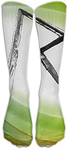 Rihanna Logo Unisex Tube Sock Fashion Crew Fashion Novelty Tube Knee High Sports Socks