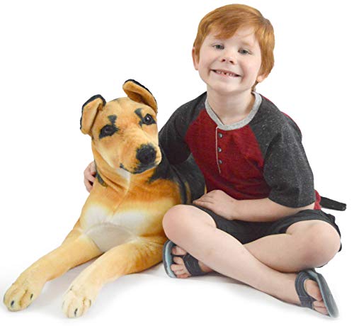 VIAHART Hilde The German Shepherd | 34 Inch (Tail Measurement Not Included!) Big Stuffed Animal Plus - //coolthings.us